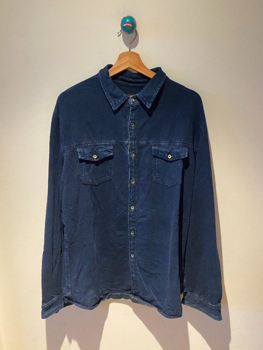 DKNY Jeans Dark Wash Button Down - L